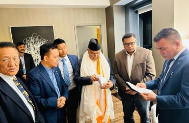 हिमताल विष्फोटबाट प्रभावित थामेको पुननिर्माणमा सहयोग गर्न प्रधानमन्त्रीसमक्ष विश्व शेर्पा संघको माग